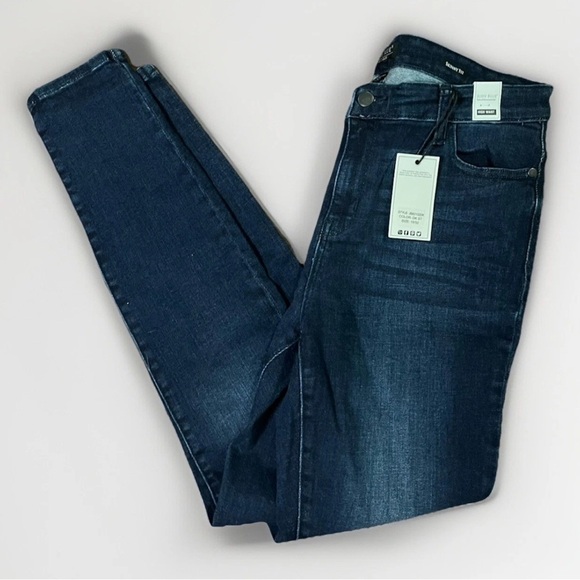 Judy Blue High Waist Skinny Jeans Size 15/32 Dark Wash NWT - Picture 1 of 4